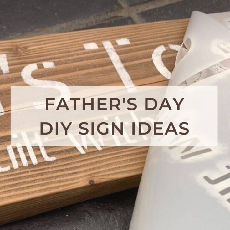 Image for Fathers Day Sign Ideas as DIY Gift Ideas for Dad