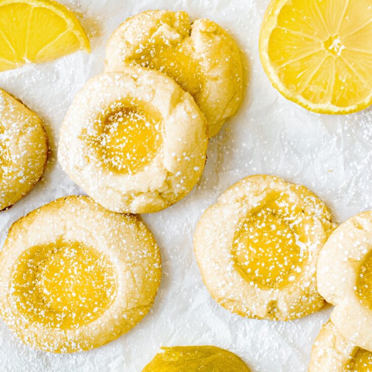 Image for Lemon Curd Cookies Recipe - Lemon Bar Cookies