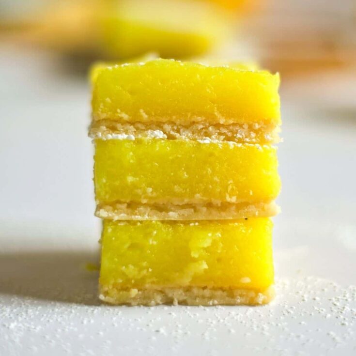 Image for Vegan Lemon Bars with Shortbread Crust