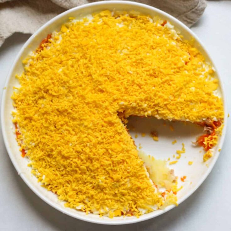 Image for Mimosa Salad (Layered Tuna and Egg Salad)
