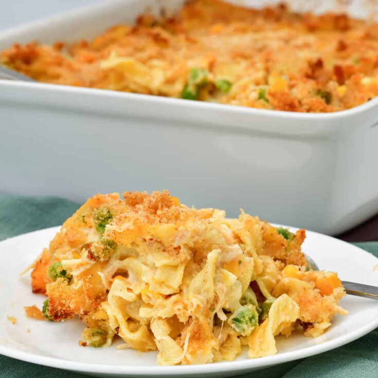 Image for Best Easy Chicken Noodle Casserole with Egg Noodles Ever