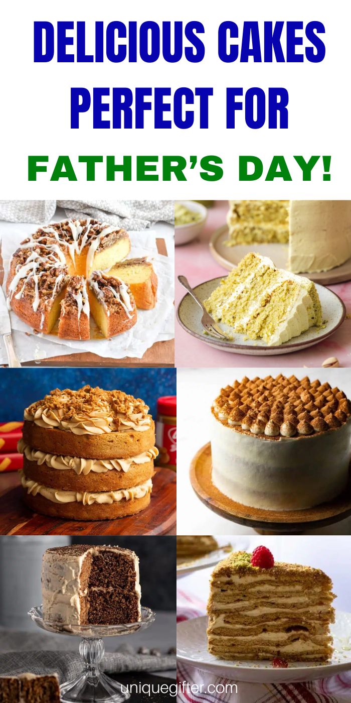 Delicious Cakes Perfect For Father's Day | Cakes perfect for Father's Day | Unique and original cake ideas dad would love | homemade cakes for dad | must try cake recipes for any time of the year #Cakes #CakeRecipe #Father #Dads #FathersDay #FathersDayCakes