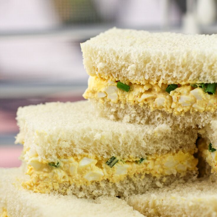 Image for Deviled Egg Salad Tea Sandwiches