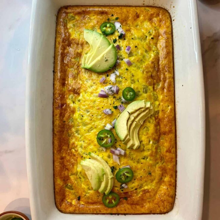 Image for Green Chili Egg Casserole - Healthy Mom Healthy Family