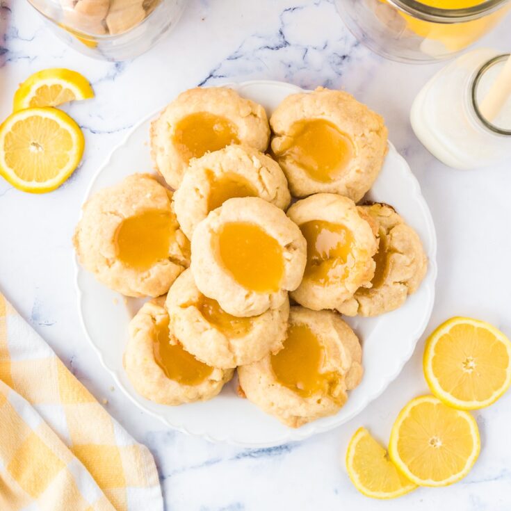 Image for Best Lemon Curd Thumbprint Cookies (30 minute recipe)