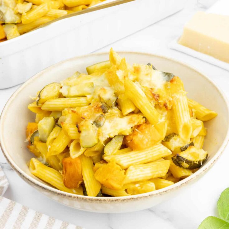 Image for Baked Pumpkin Pasta with Zucchini