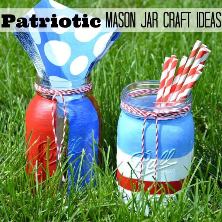 Image for Patriotic Mason Jar Craft Ideas