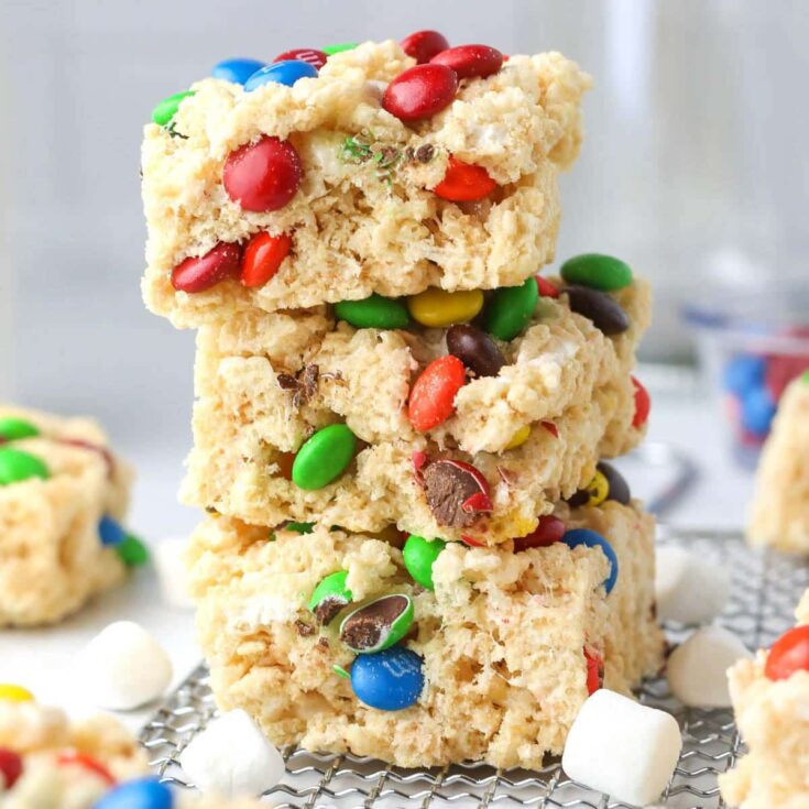 Image for M&M Rice Krispie Treats | Savor The Spoonful
