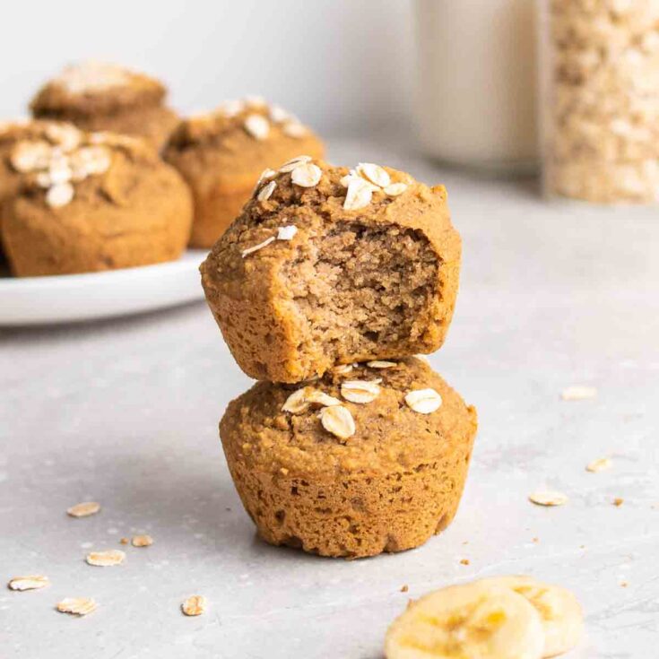Image for Banana Applesauce Oatmeal Muffins