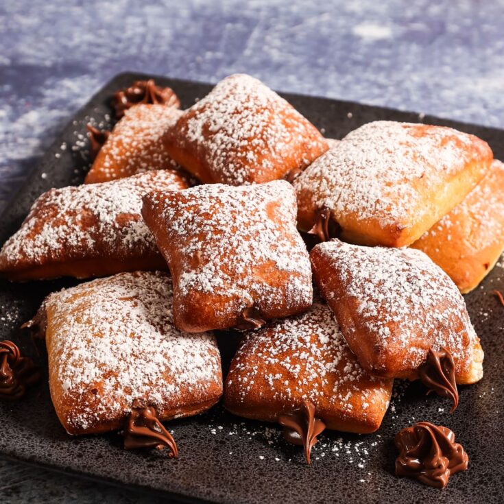 Image for Homemade Nutella Stuffed Beignets In Air Fryer - Video